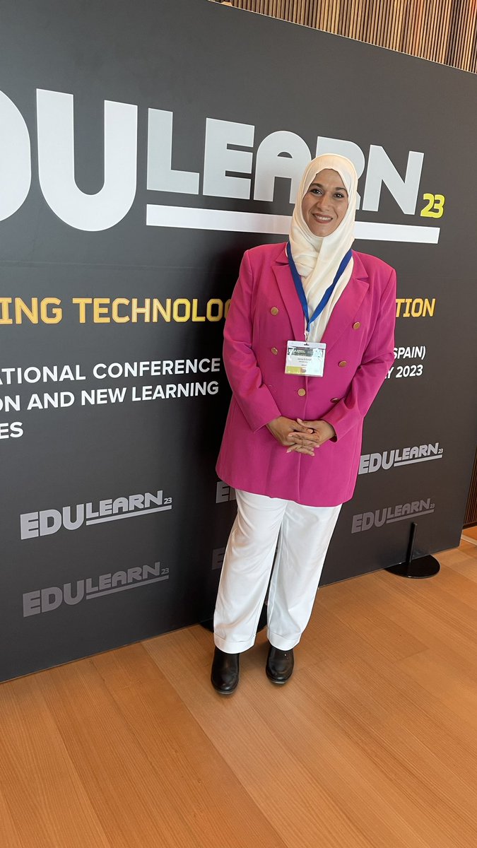 UmEiaad's tweet photo. Today I gave a presentation to EDULEARN23 conference in Palma de Mallarco, Spain at the @pcongressosp in #Palma in the Palma Convention Centre! Great chance to discover interesting research and experiences here !
@EdulearnConf https://t.co/jbnyT8OvXQ