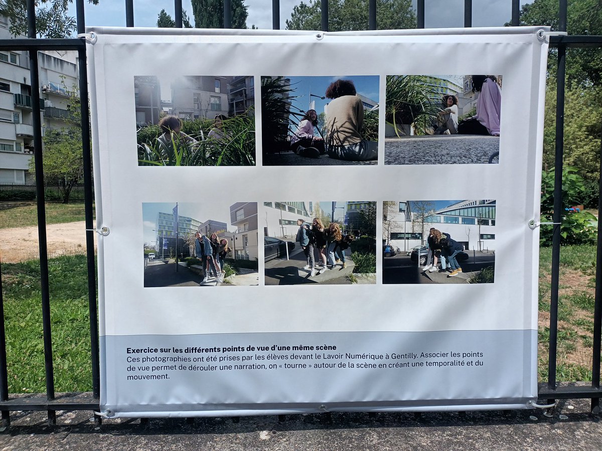 RosaCollege's tweet photo. 👏 Expositions de la 4èA
Dans le parc Picasso de la ville.

Madame Sutter, Principale du collège, remercie les élèves pour ce travail et cet engagement dans ce parcours d’Enseignement Artistique et Culturel ainsi que leur professeur d’arts plastiques pour ce lien inter degré. https://t.co/x3qobCUjmu
