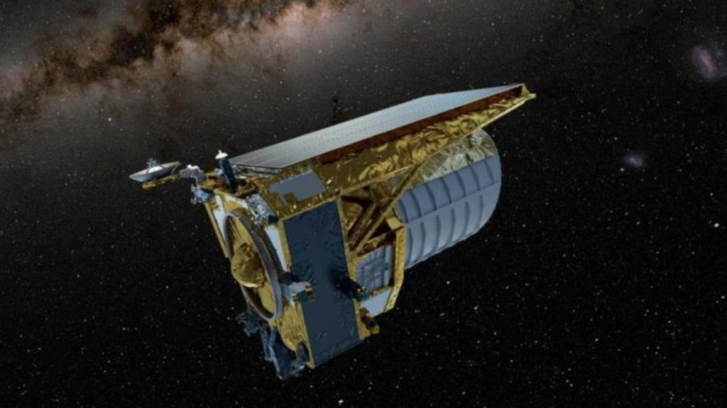 InformaMonitor's tweet photo. Un satélite orbital construido en Europa fue lanzado al espacio el sábado desde Florida en una misión para arrojar nueva luz sobre la energía oscura y materia oscura, fuerzas invisibles que, según los científicos, representan el 95% del universo conocido. 
https://t.co/fMdG67eoiD https://t.co/1ODKXKGuTu