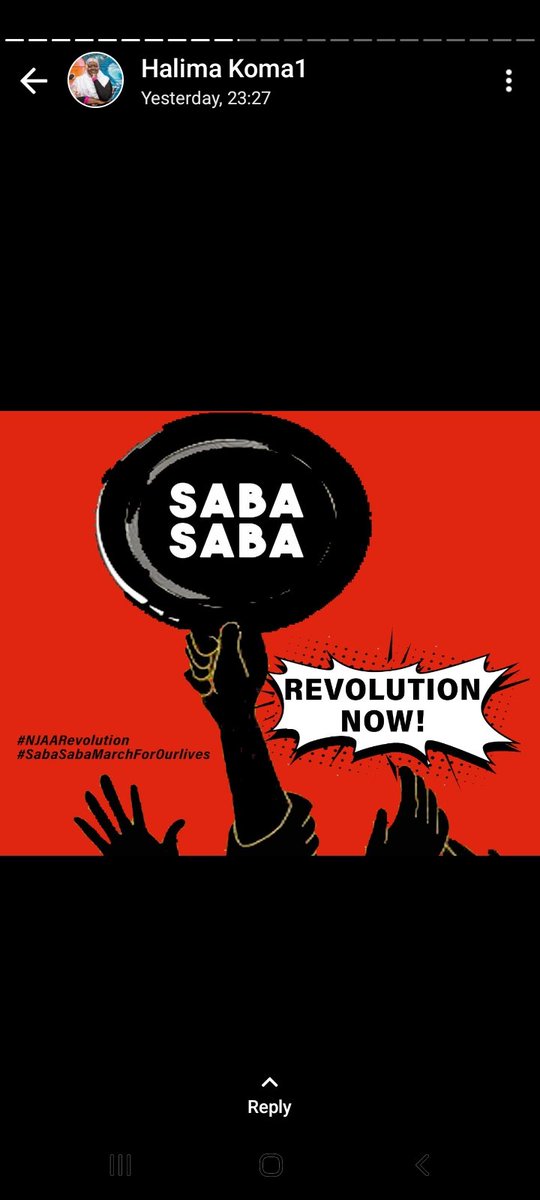 We cannot continue to normalise impunity in our country, It is time for change! Join us Join  us in the march for our lives and future generations! #NjaaRevolution #SabaSabaMarchForOurLives <a href="/UhaiWetu/">Social Justice Centres Working Group</a> <a href="/KariobangiSJC/">Kariobangi Social Justice Centre</a> <a href="/Article43Rights/">Article 43 Committee ( SJCWG)</a> <a href="/QamarCentre/">Al Qamar Community Justice Centre</a> <a href="/FoundationGf/">GhettoFoundationkenya.</a> <a href="/MothersVictims/">Mothers of Victims & Survivors Network</a>