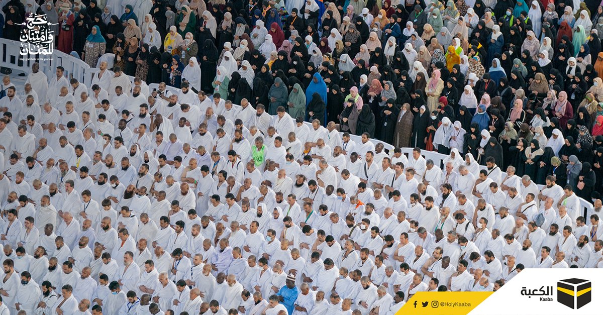 In the holiest places the hearts of lovers of every color and every place longed to pilgrimage, pray and perform Tawaf to Allah as the prophets did before them, to enter in peace and depart with a tranquil mind.

#HolyKaaba 🕋
#Hajj_gratitude_to_the_gracious
#Hajj2023