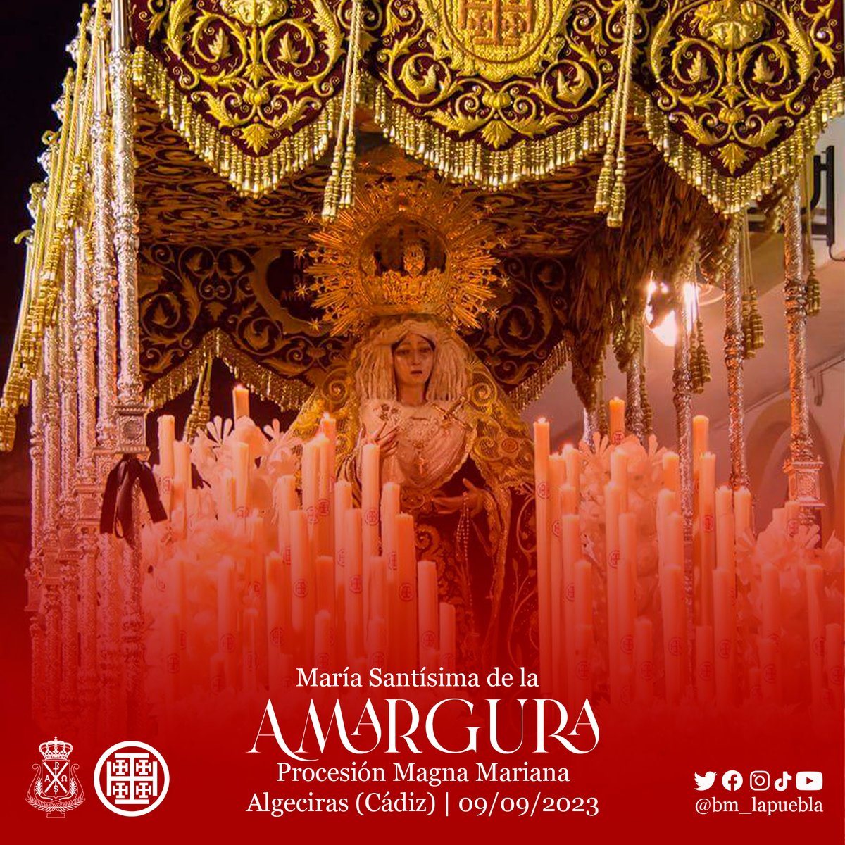 📰 NOTICIA | Los #SonesDeLaPuebla acompañarán María Santísima de la Amargura de la Cofradía del @Nazareno_of en la Magna Mariana de Algeciras que tendrá lugar el próximo 9 de septiembre

🎶 ¡Se viene #LaPueblaEnAlgeciras!

🔗 bandadelapuebladelrio.com/la-bm-la-puebl…