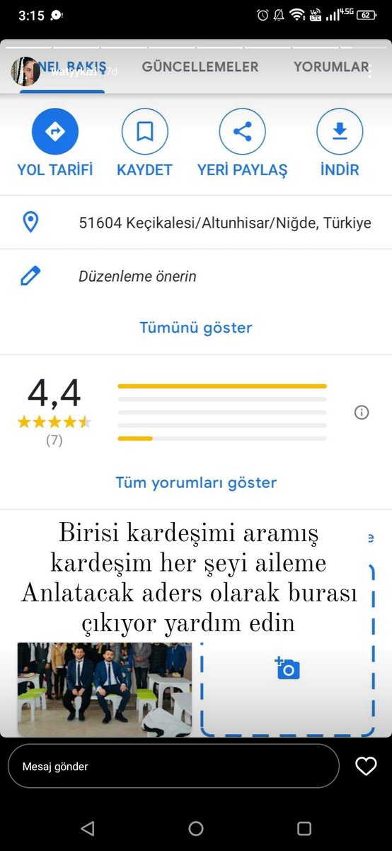 haty_c's tweet photo. #elmaşekerikurtulsun olay çok ciddi kız adresini paylaştı bindallı ile fotoğrafı bile var lütfen yayın https://t.co/rJxeDA6K0e