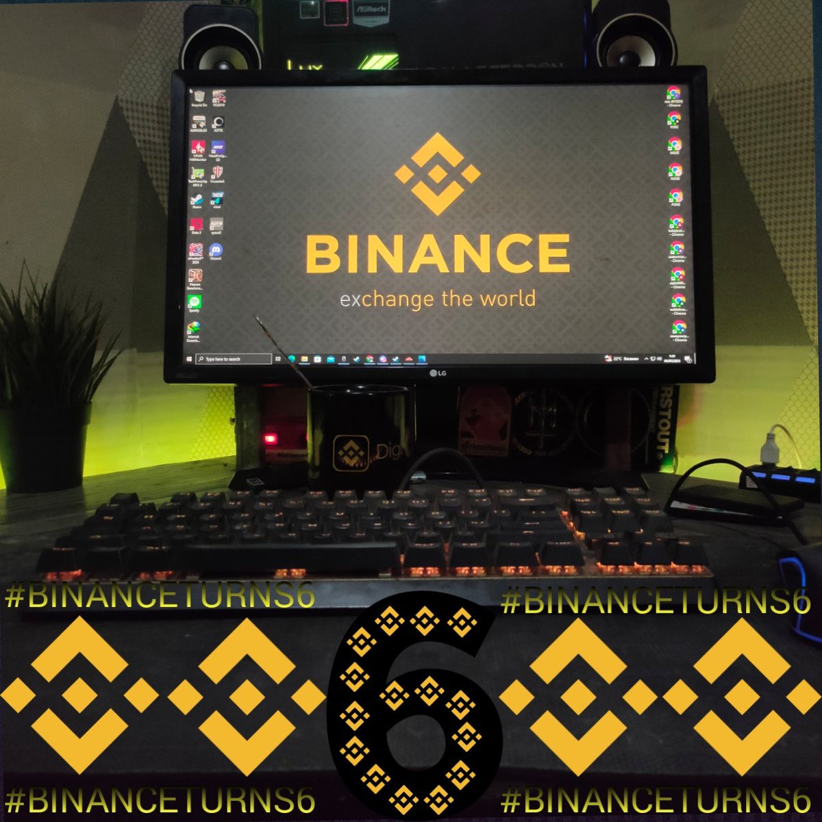 ryzen_ryen's tweet photo. @binance  #BinanceTurns6 and many years to goo 🥳🥳🥳 https://t.co/Wmx8jMVZhf