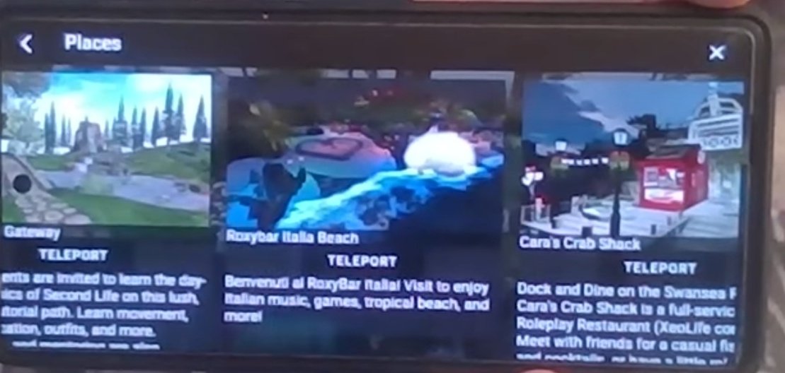 danielvoyager's tweet photo. Screenshots from the latest previews of the Second Life Mobile currently in development. Looks nice so far. https://t.co/4eYvc6D1jz