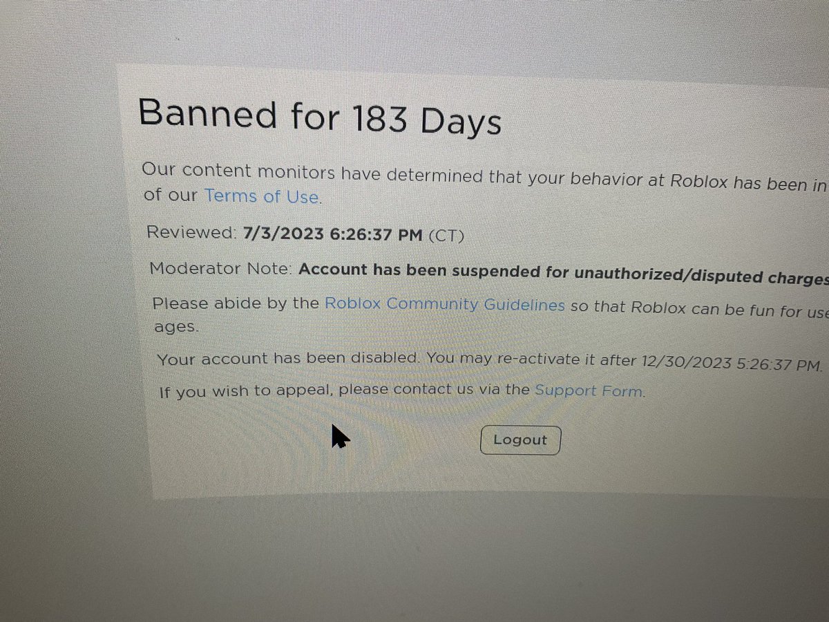 Dexoul0_0's tweet photo. @Roblox_RTC Roblox my friend got this false ban he is a very small yt with 80 subs please unban him and i hope u improve ur moderation because its the worst moderation i have seen @Roblox @Roblox_RTC @Chaseroony @chizeled_ @KreekCraft @DavidBaszucki https://t.co/nqQ5xZJXb3