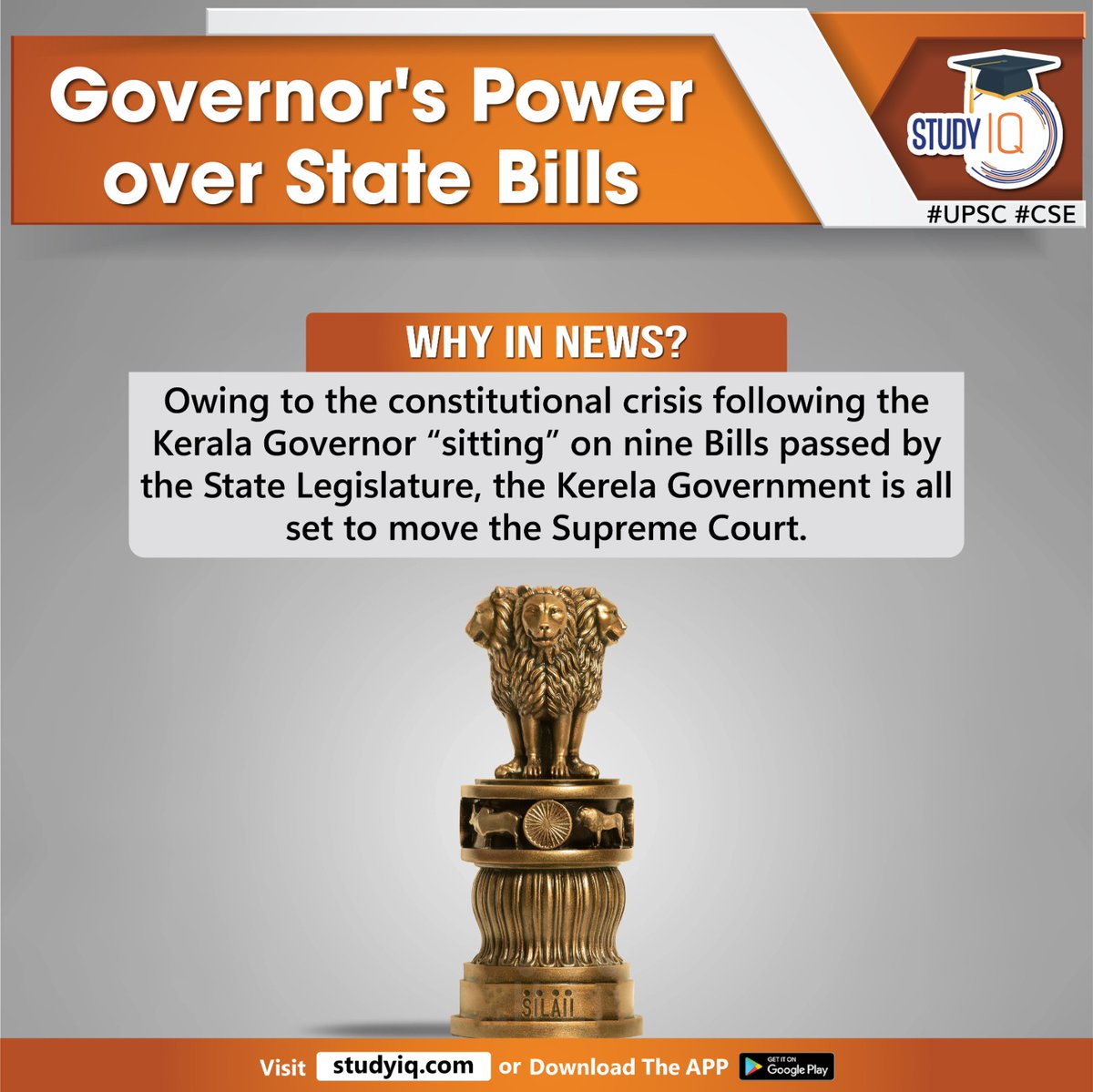 upsciq's tweet photo. Governor's Power over State Bills

#governorspower #statebills #constitutionalcrisis #kerala #statelegislature #keralagovt #supremecourt #governor #ninebills #presidentofindia #india #article155 #constitutionofindia #assembly #scofindia #indianconstitution #upsc #cse #ips #ias https://t.co/MYSUEVlvPk