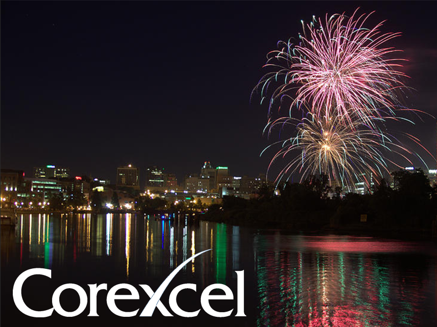 Corexcel's tweet image. Happy 4th of July from all of us at Corexcel! 🎇
