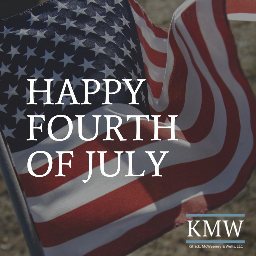 Wishing you a Happy Fourth of July!

#KitrickMcWeeneyWells #KMWLawFirm #FourthOfJuly #NJLawFirm
