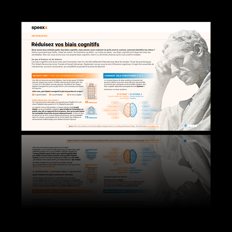 Nous croyons fermement en l'importance de reconnaître les #biais et de les surmonter pour une prise de décision plus équilibrée et équitable.
Téléchargez l'#infographie dès maintenant pour approfondir vos connaissances sur ce sujet crucial : engage.speexx.com/e1itmG
#BiaisCognitif
