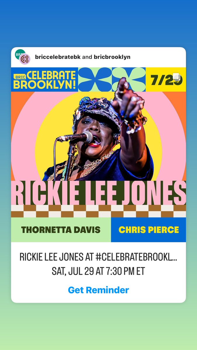 July 29 I will be in Brooklyn New York performing at the Celebrate Brooklyn. I hope to see you there.