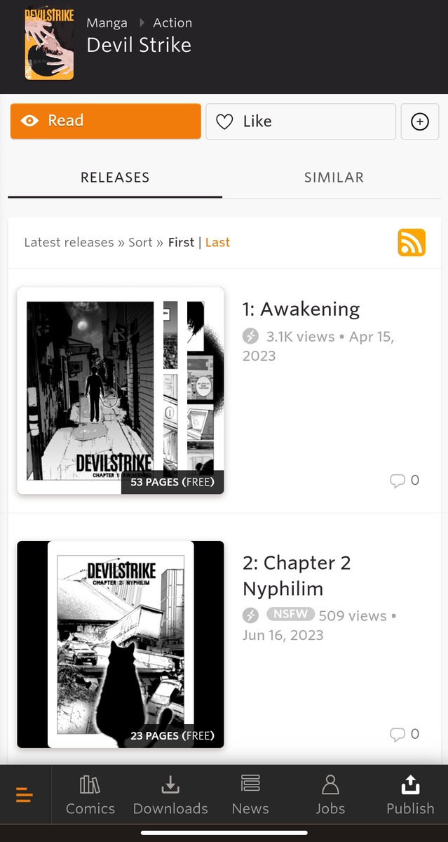 Yukii2602's tweet image. Im grateful for these views!!

#DevilStrike @globalcomix 
globalcomix.com/c/devil-strike