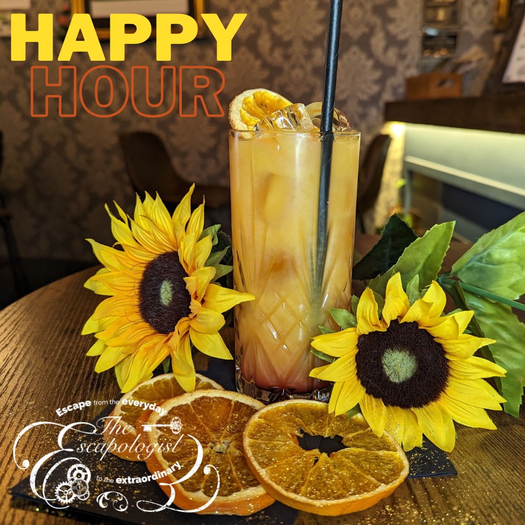 Escapologist_uk's tweet image. Cocktail lovers have we got the thing for you! Our Happy Hour deal is 5-7pm every single day of the week so no matter what you're doing there's always time to visit our @White Rose Shopping Centre branch and grab 2 Cocktails for just £10!! #happyhour #cocktaillovers #dayoftheweek
