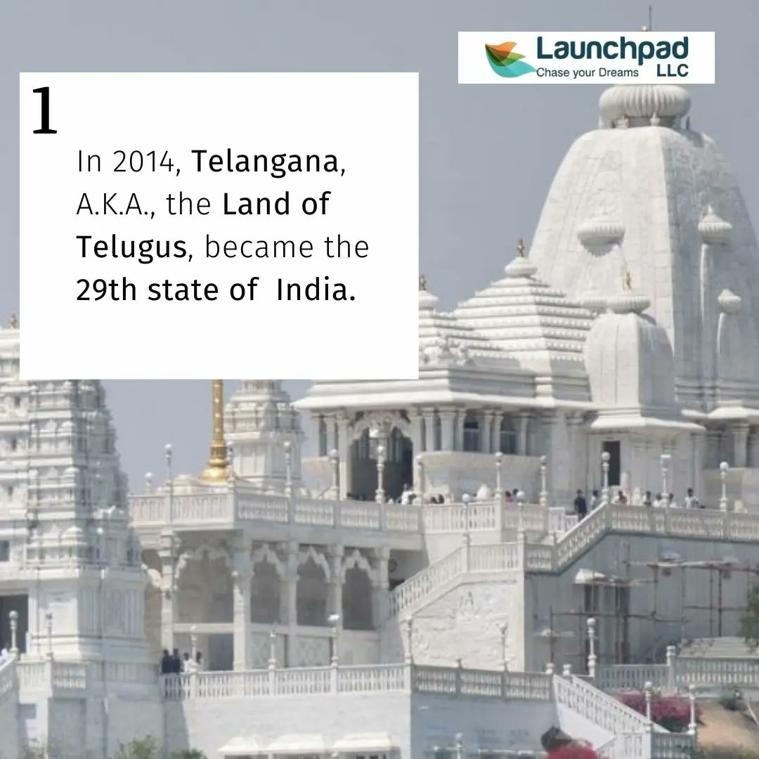 LaunchpadLLC's tweet photo. Discovering Fascinating Facts About Telangana
#launchpadllc #launchpad #chaseyourdreams #skilltrainer #skillmoves #skillpath #skilltranining #skilldevelopment #skills #career #careersuccess #competitiveexamquestions #generalknowledge #telangana #facts #Telangana https://t.co/JDtONQltSA