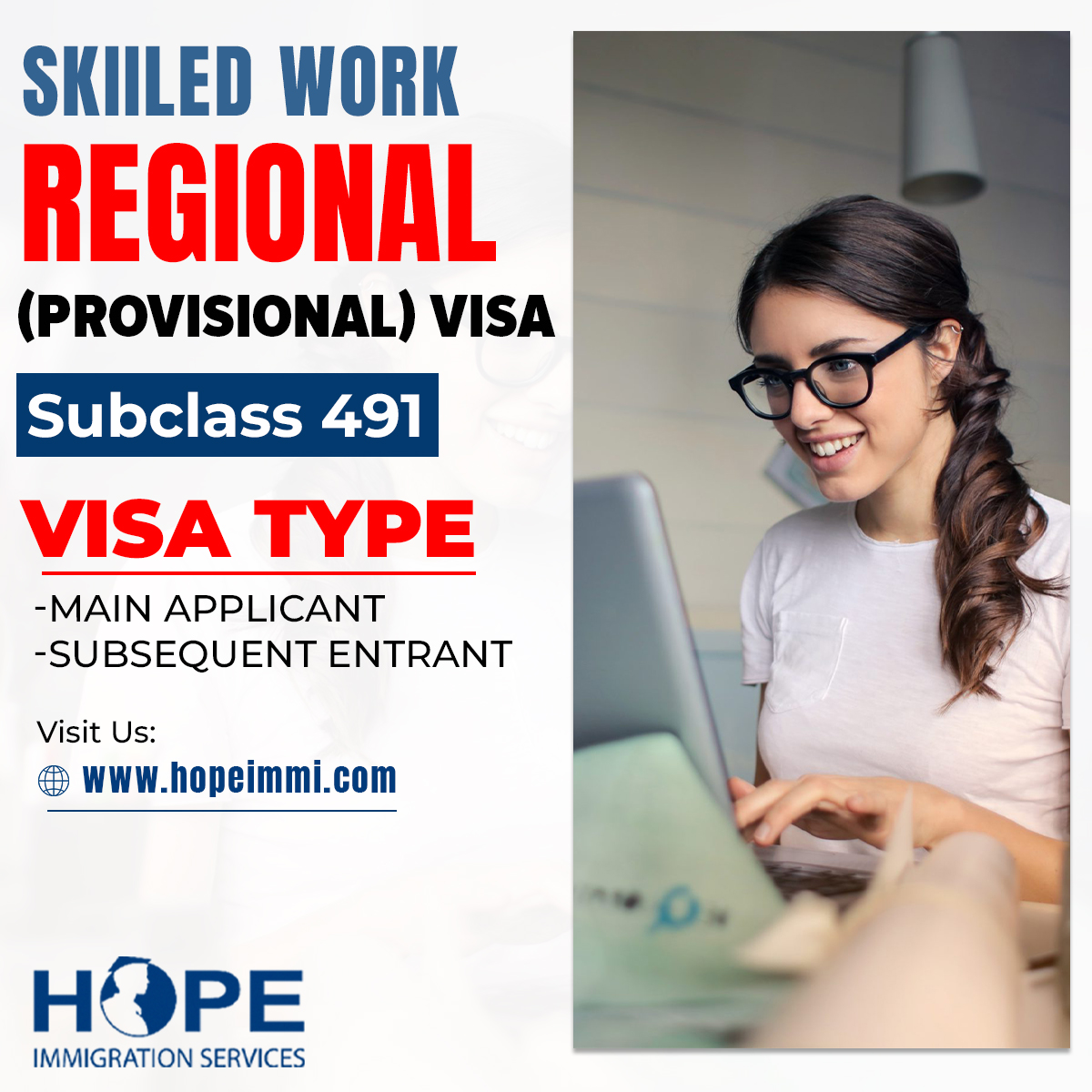 ImmigrationHope's tweet photo. The Subclass 491 Skilled Work Regional Visa allows skilled workers to live and work in regional Australia, providing a pathway to permanent residency.

For more information, Contact us.
𝟬𝟮 𝟴𝟲𝟳𝟴 𝟱𝟳𝟱𝟲
https://t.co/DDGbojBFSW
#subclass491 https://t.co/NRwjfWb91A