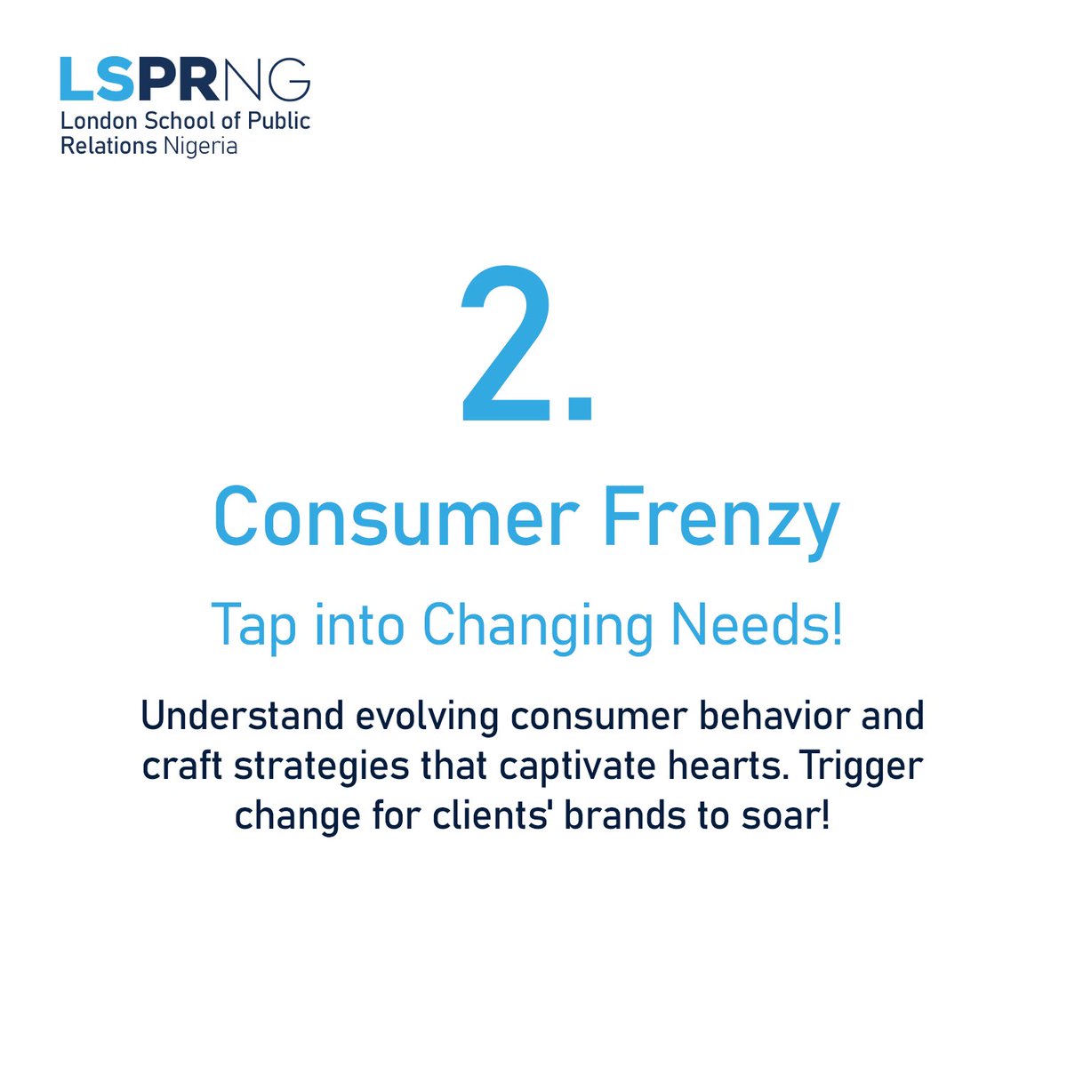 ng_lspr's tweet photo. Join us at LSPRNG as we delve deep into these exciting PR trends and equip you with the knowledge and skills needed to thrive in the dynamic world of public relations.
Tag a PR professional who needs to stay in the know!
#PRtrends #NigeriaPR #StayAhead #FutureofPR
#LSPRNG https://t.co/gqYOfog1L9