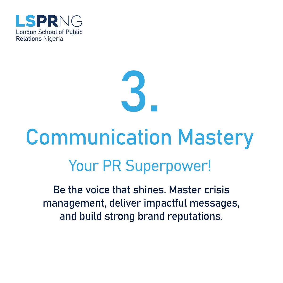 ng_lspr's tweet photo. Join us at LSPRNG as we delve deep into these exciting PR trends and equip you with the knowledge and skills needed to thrive in the dynamic world of public relations.
Tag a PR professional who needs to stay in the know!
#PRtrends #NigeriaPR #StayAhead #FutureofPR
#LSPRNG https://t.co/gqYOfog1L9
