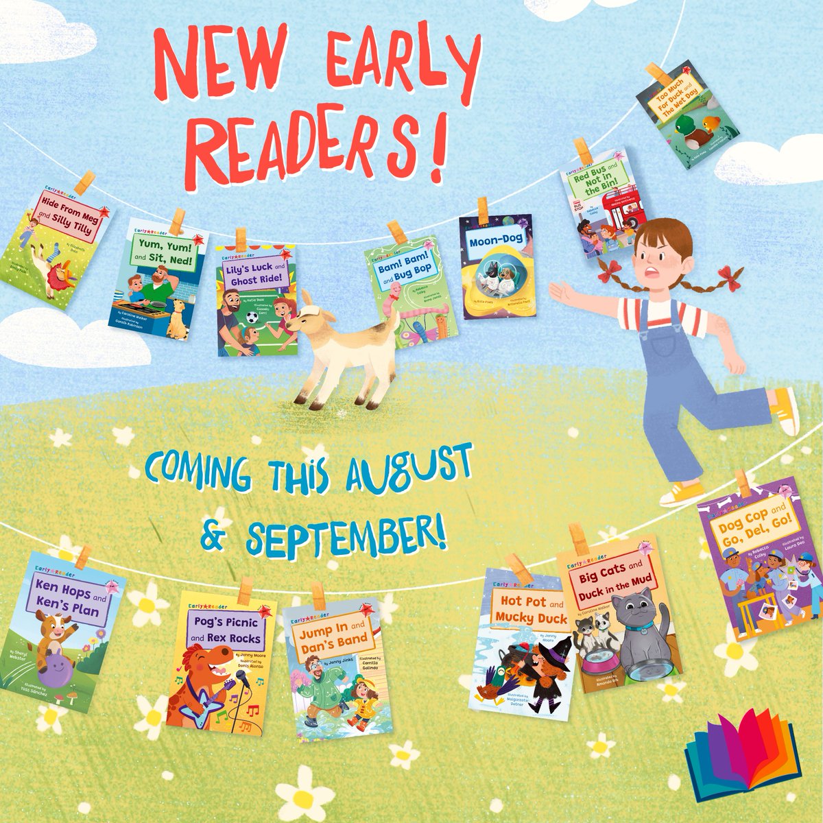 maverickbooks's tweet photo. π¨New Early Readers Alert! π¨
Take a look at our 13 Early Readers coming out this August and September! π
Let us know which you'll be reading π
To pre-order go to https://t.co/HiQKsWm8K3 π
#Earlyreaders #Readingscheme #Youngreaders #Newbooks #Learntoread #Kidslit https://t.co/IXalTHWWNK