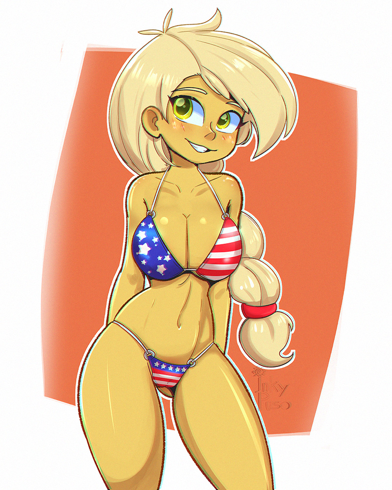 InkyPusOO's tweet photo. #mlp #EquestriaGirls #fanart #applejack https://t.co/AqJrnAeuKj
