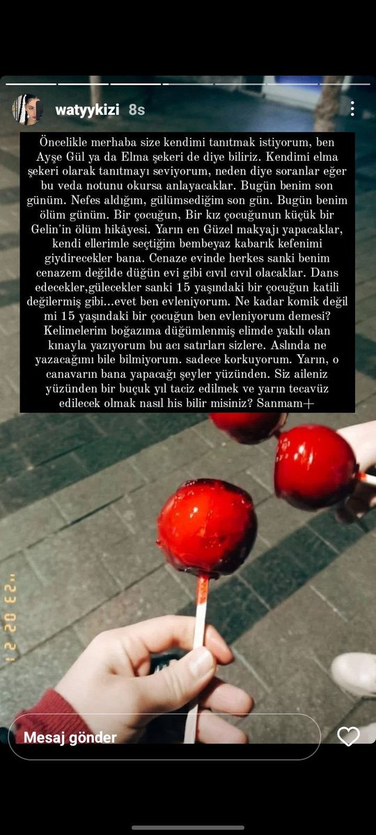 emrpuzo's tweet photo. 15 yaşında bir genç kızı zorla biriyle evlendirmeye çalışıyorlarmış. Lütfen gören herkes bunu paylaşsın ve sessiz kalmayın. Sapıklıktan başka bir durum değil bu!

 #elmaşekerikurtulsun https://t.co/AcKmmHyVTn