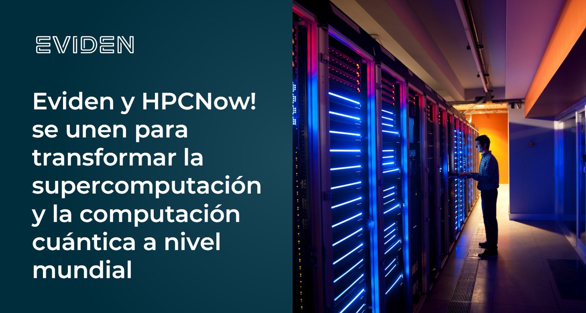 Eviden_espana's tweet photo. Eviden y @HPC_Now  se unen para transformar la supercomputación y la computación cuántica a nivel mundial. https://t.co/xDOpKLp1RW https://t.co/2DqBRS0czY