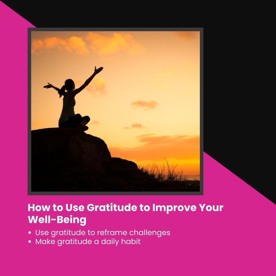 How to Use Gratitude to Improve Your Well-Being.
Use gratitude to reframe challenges
Make gratitude a daily habit

#onlinerelationshipcoaching #certifiedtraumacoach #goddesscoaching #oneononecoaching
#onlineconfidencecoaching #onlinelovecoaching #certifiedrelationshipcoach
