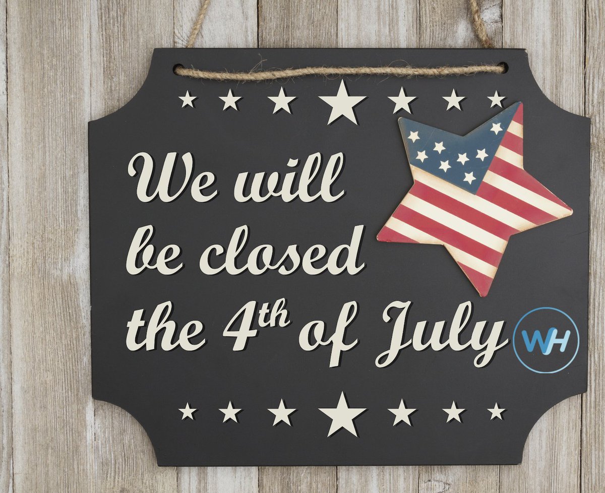 Welld_Health's tweet photo. The Welld Health office will be closed today in observance of July 4th. We will see you tomorrow! https://t.co/nbdx4XT70w