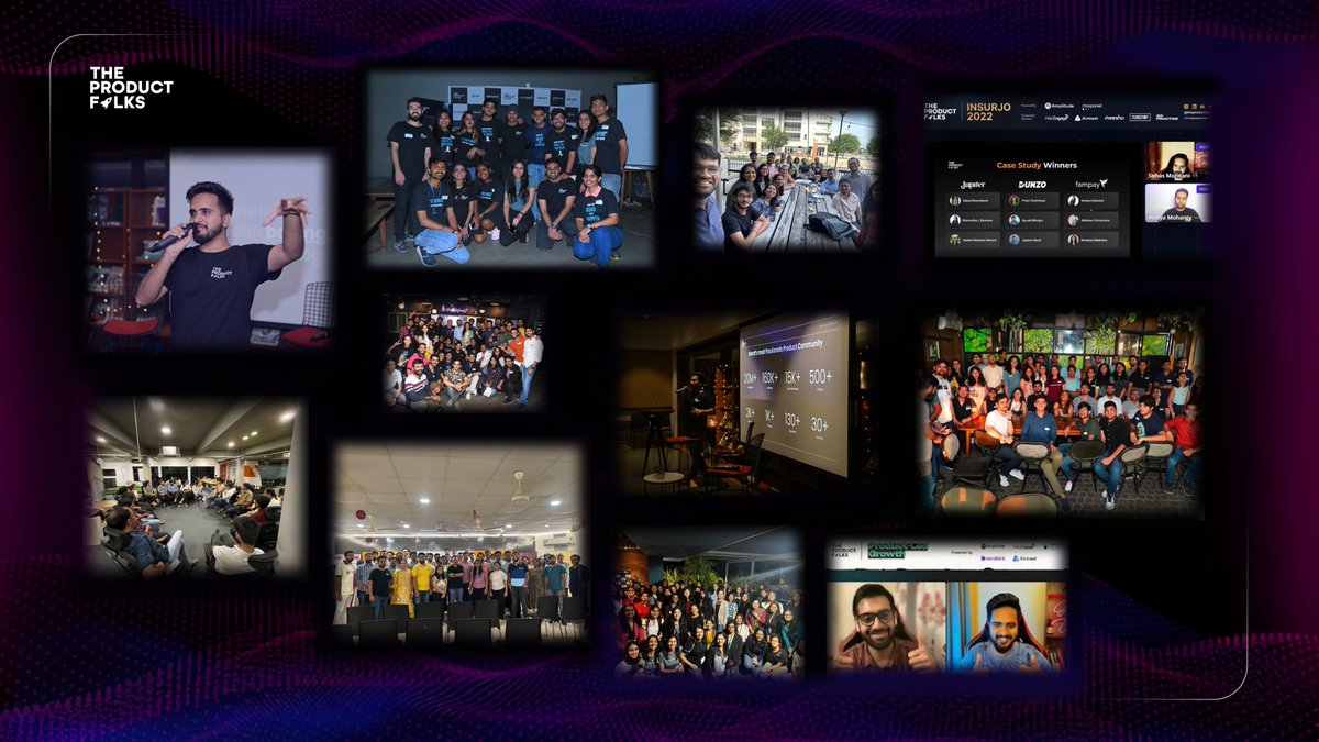 TheProductfolks's tweet photo. 100+ Successful Offline Community events 🍻
@GrabChai &amp; #BitsnAtoms fostering connections pan India &amp; now globally as well 🤝

After Texas &amp; Indonesia, we’re next landing in Barcelona. Hola Spain 👋 https://t.co/whlait4DZa