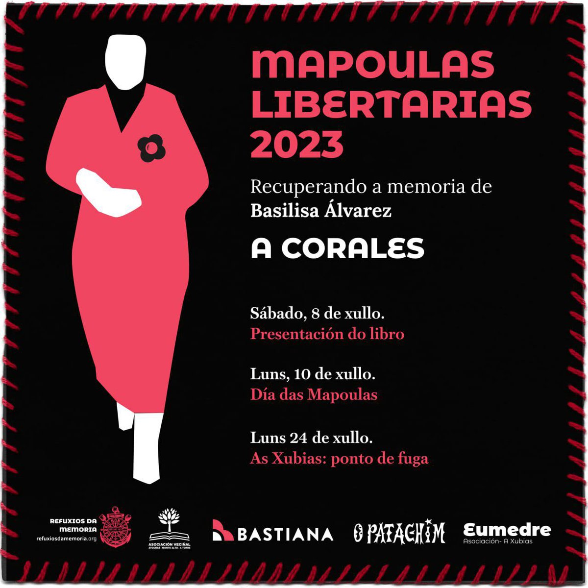 a_corales_'s tweet photo. Dá algo de respecto que falen dunha , pero a miña memoria é tamén memoria colectiva e do barrio.

Desexando ver que sorpresas preparou @refuxios este ano! 

Ademais do roteiro hai UN LIBRO!📕  e lume 🔥e sardiñas 🐟🐟 https://t.co/ezZrlAczFY