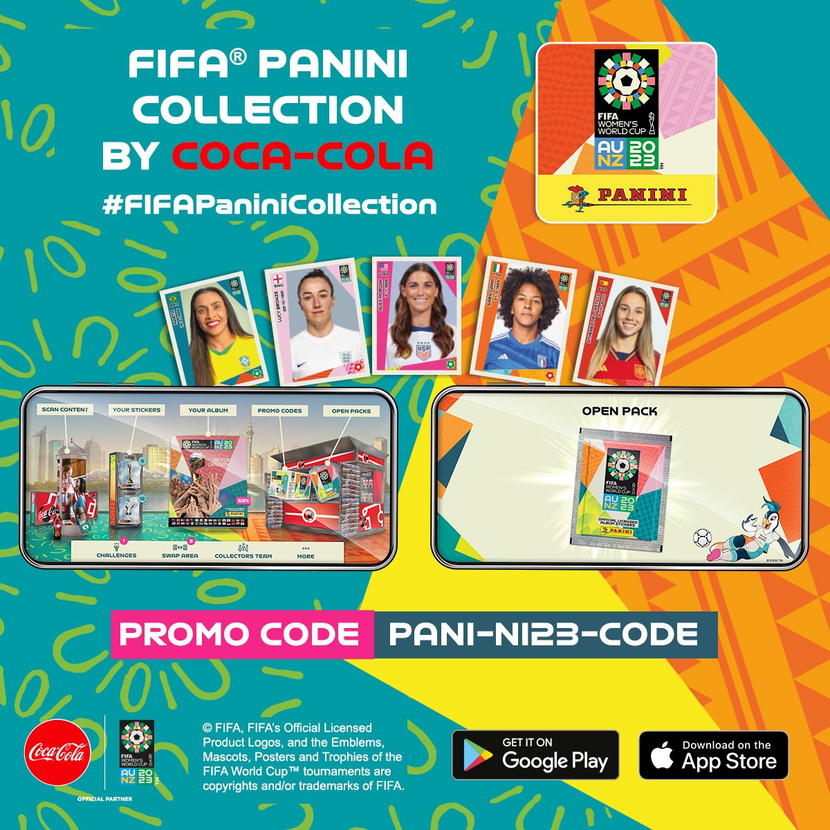 tubarajita's tweet photo. En cada sobre de la FIFA MUNDIAL DE MUJERES 2023 vas a tener un código para abrir sobres en la colección virtual y así completarlo e intercambiar barajitas 🏆⚽🔥 #FIFAWorldCup #fifapaninicollection #tubarajita #MundialfutbolMujeres https://t.co/4YKvLr8Jwr