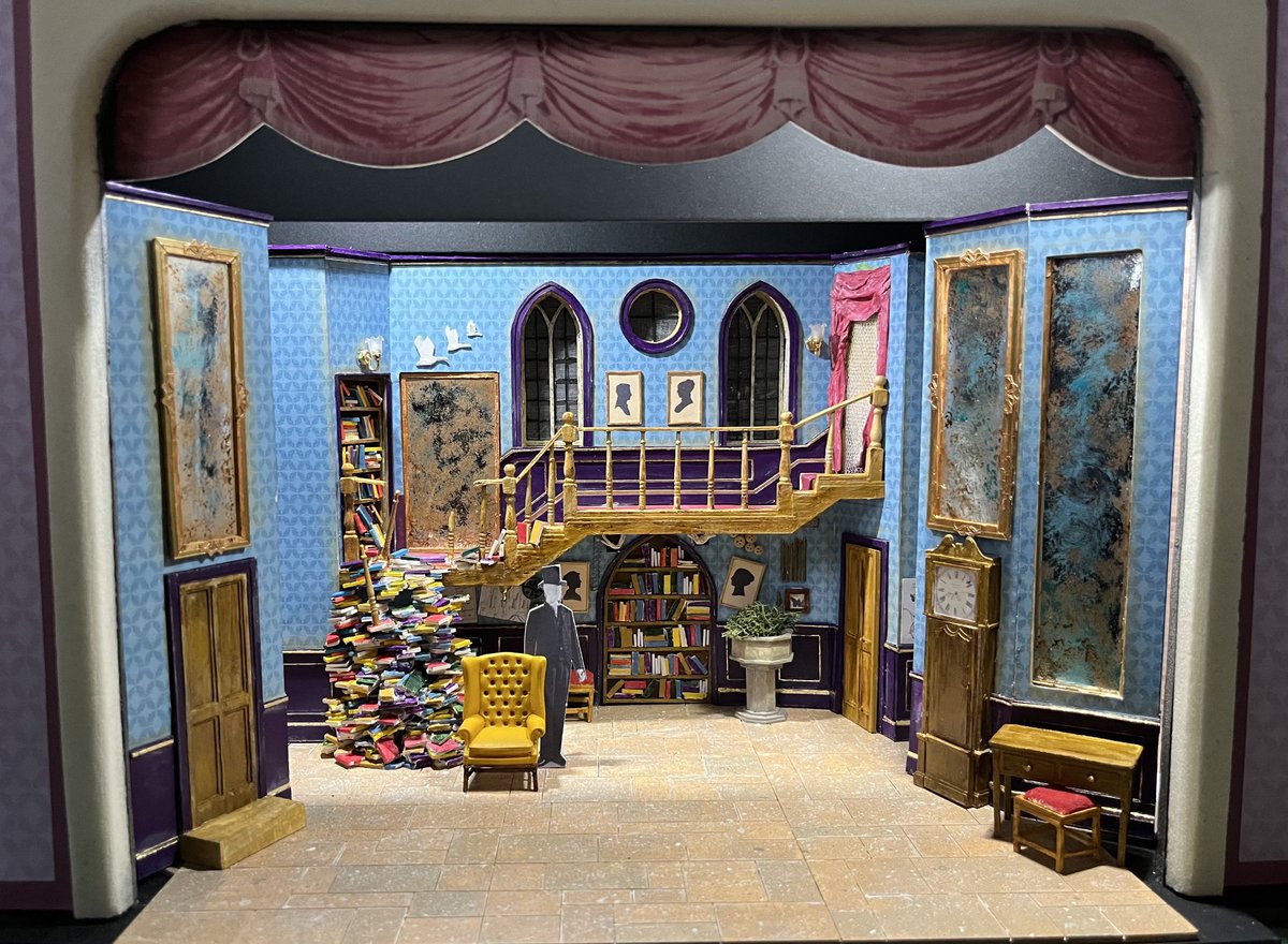 katieliasdesign's tweet photo. #BleakExpectations from model to stage
🎨Designed by Me
🎭Directed by @cazzaleslie
💡Lighting by @AndrewExeter
🛠️Scenic Construction by Bower Wood
🎨Scenic Art by Richard Nutbourne
🎟️@BleakExpPlay @CriTheatre
#setdesign #theatredesign https://t.co/fSmYAxhp30