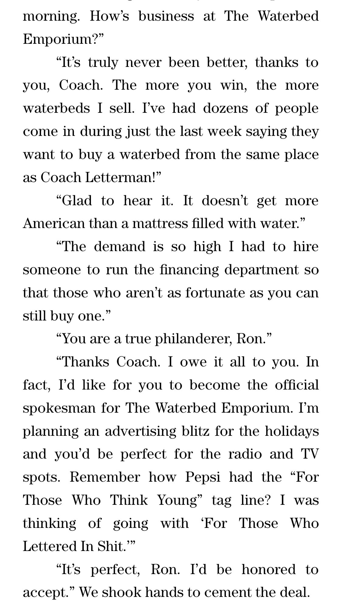 Three Year Letterman on Twitter "Guess who became the spokesman for