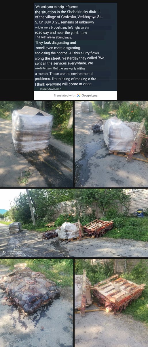 Фото не открывайте. Нашли зловонный куб. Вроде как трупы  Z-солдат прессуют в кубы. Уже прозвали "кубик чмобика"