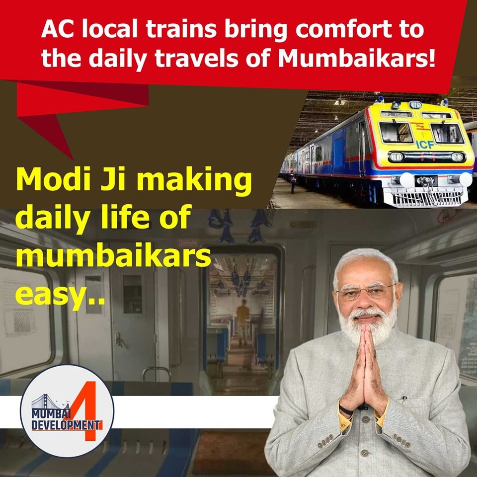 Mumbai4Develop's tweet photo. Reduced fares will also benefit Mumbaikar's!!!
.
.
#mumbai #localtrain #NarendraModi https://t.co/3O7LdaUypq