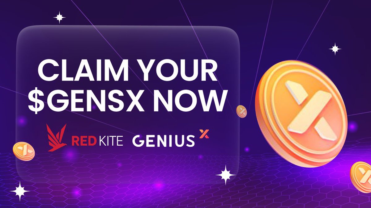 The wait is finally over! 👇👇Claim your tokens now‼️ 🚀 IDO pool: redkitepad.com/#/buy-token/215 🚀 Community pool: redkitepad.com/#/buy-token/216 $PKF #RedKite $GENSX #GeniusX