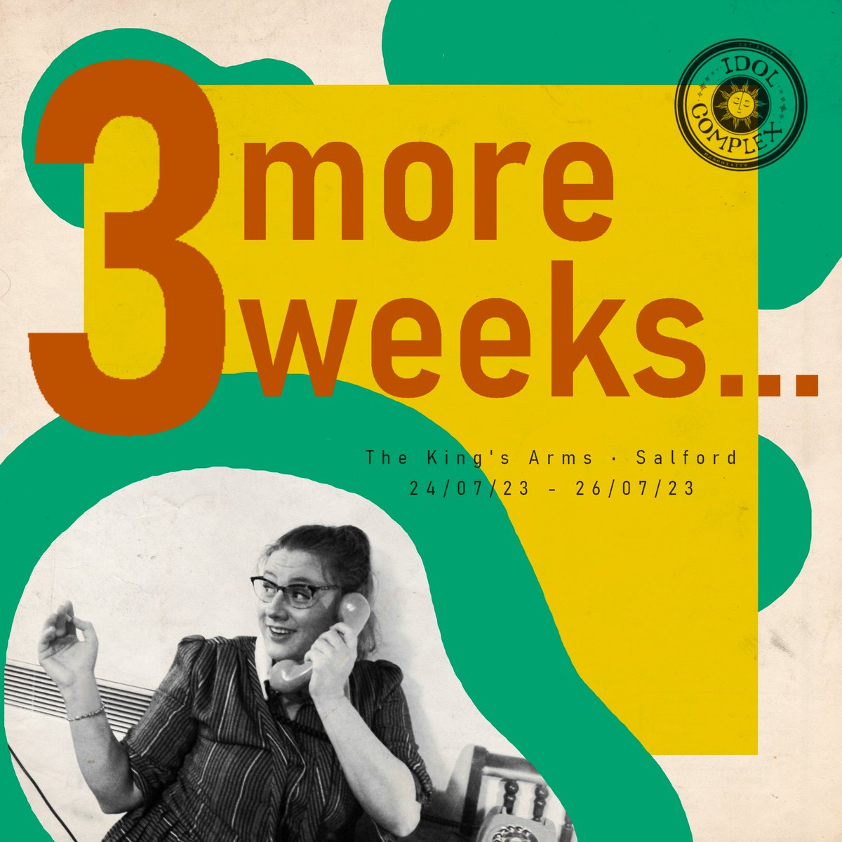 idolcomplexmcr's tweet photo. π Less than 3 weeks to go! π "What Happened to Connie Converse?" is just around the corner! π
We can't contain our excitement as we prepare to take the stage and bring Connie Converse's story to life. πΆ
#WhatHappenedToConnieConverse #ManchesterFringe #IdolComplex https://t.co/FzfwrrbrHG