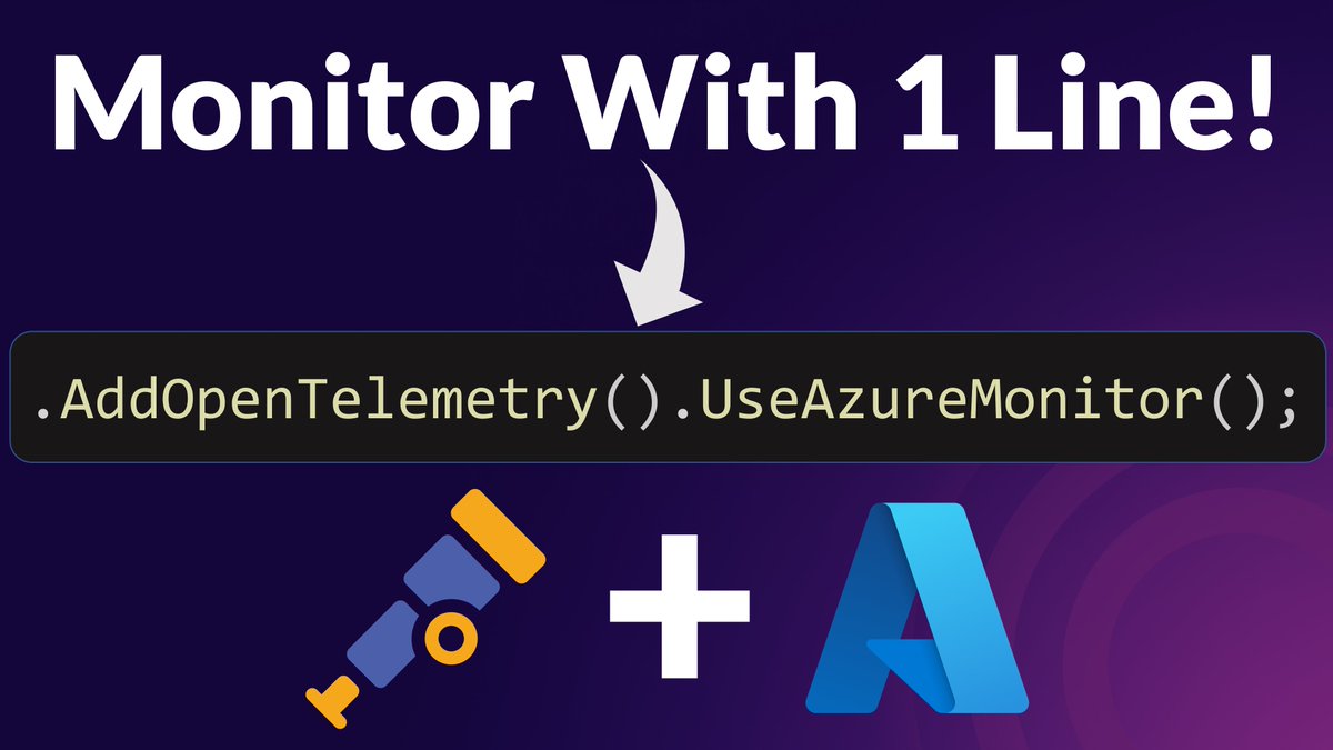 How to Monitor Your ASP.NET Core App In Azure youtu.be/Zg94FgUtmlI #csharp #dotnet