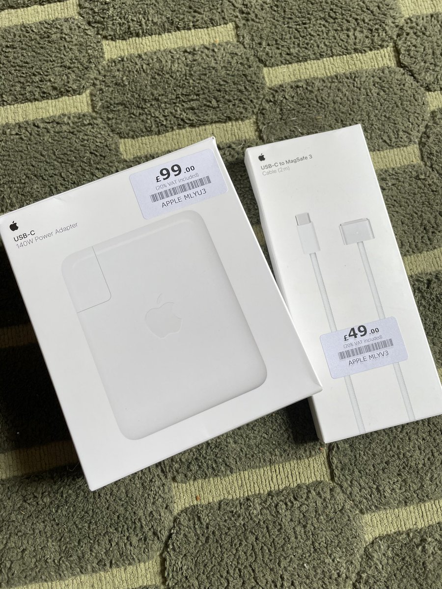 Hey @Apple come on lads, a total of 150 quid just to replace my power adapter for my Mac book pro is a totally heinous piss-take. Have a word with yourselves.