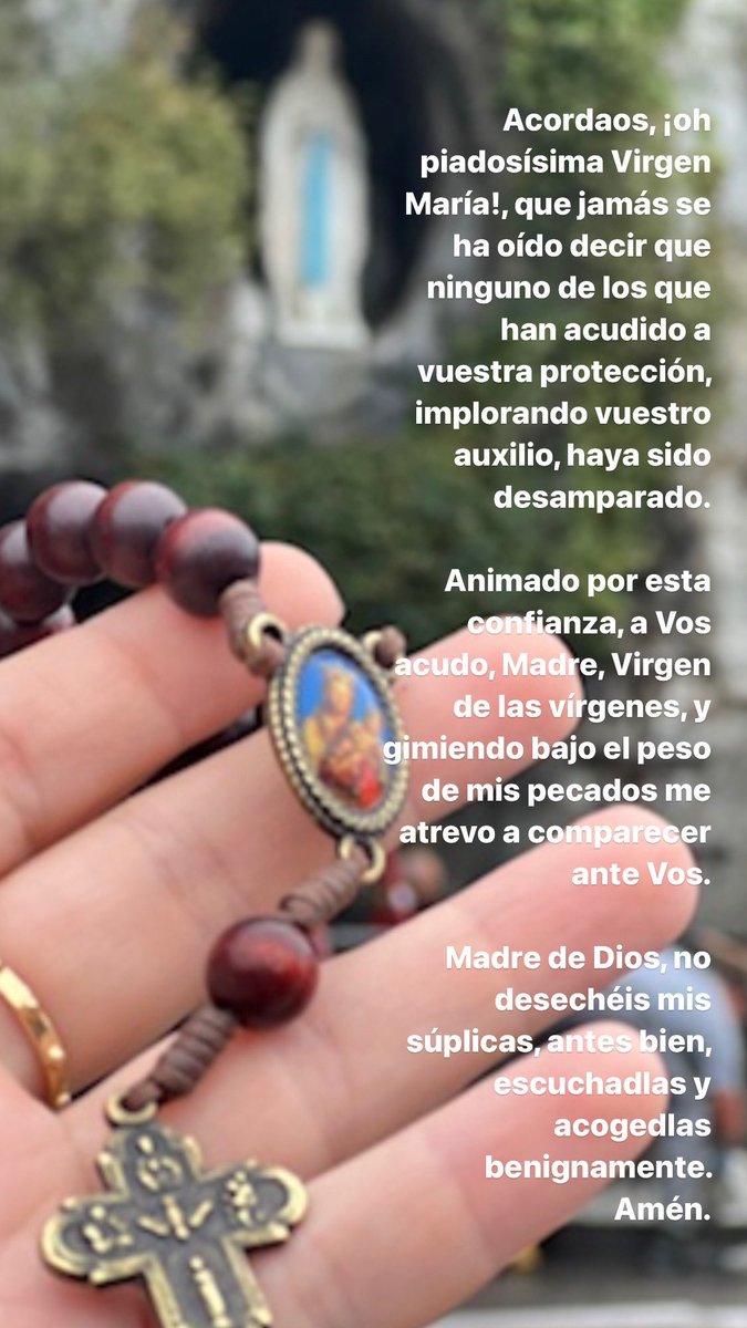 SantosCeliaLuis's tweet photo. Santos Celia y Luis, rogad por nosotros.
Terminamos la novena con la oración de san Bernardo “#Acordaos, ¡oh piadosísima Virgen María!...” (oración querida y recomendada por su hija, santa Teresita). https://t.co/VVg9EYD7Ic