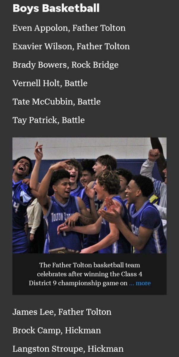 vnhere's tweet photo. Congratulations @VernellHoltJR on being named a 2022-23 Boone County all-star in Basketball AND Track n Field! He was one of 13 boys in basketball and one of 6 in track to earn all-star honors! Shout out to everyone who was honored. Especially his battle teammates! https://t.co/yJHiexPj8V
