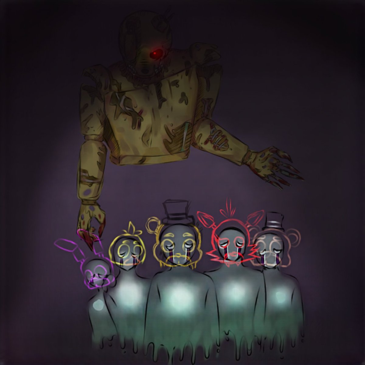 _Hideki_0's tweet photo. #NuevaFotoDePerfil #fnaf #fnaffanart #fnafspringtrap #fnaffanverse #fnafthemissingchildrens #fnafcassidy #fnaffoxy #FNAFCHICA #FNAFBONNIE #fnaffreddy #fnafgoldenfreddy #art #artwork #ArtistOnTwitter #artsupportplease #mystyle https://t.co/fTrBrPzIZz