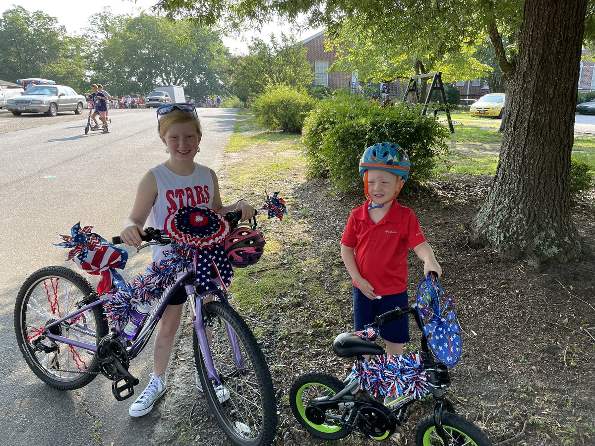 Happy 4th of July! We are ready for the Harper Street Parade!
