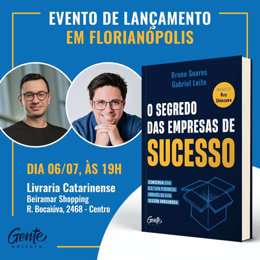 Pessoal de Floripa e região! Lançamento do nosso livro, eu e o <a href="/GabrieLeite/">Gabriel Leite</a> estaremos te esperando na Livraria Catarinense do Shopping Beiramar nessa quinta, dia 06/07 às 19h!! Bora lá!!