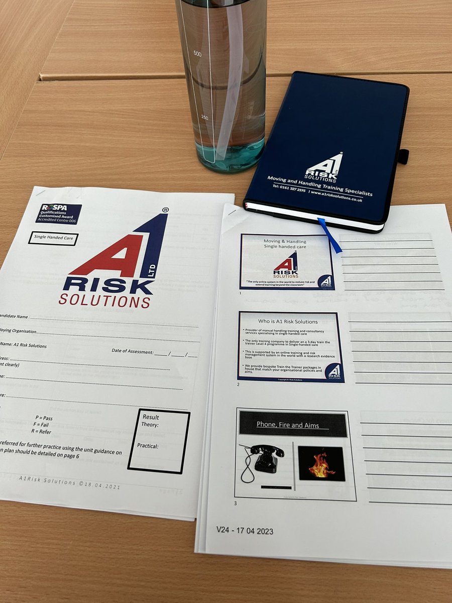 Sophie Auckland (@sophaucklandot) on Twitter photo Day 1/3 on train the trainer for single handed care for Blackpool Fylde and Wyre. Thanks to <a href="/a1risksolutions/">Deborah Harrison</a> for the training opportunity. #changestartsnow #futureplans Day 1/3 on train the trainer for single handed care for Blackpool Fylde and Wyre. Thanks to <a href="/a1risksolutions/">Deborah Harrison</a> for the training opportunity. #changestartsnow #futureplans