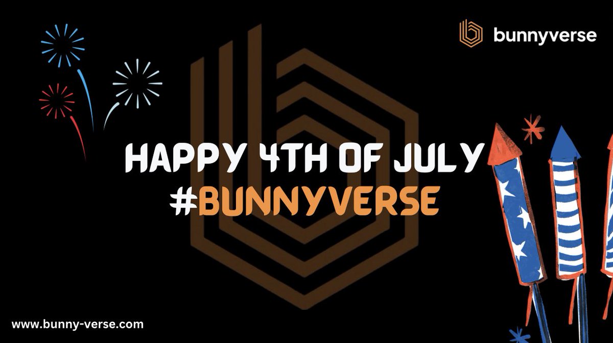 BunnyVerse Token Official (@bunnyverse_1) on Twitter photo Happy 4th of July to our American $BNV holders #Bunnyverse #PlayToBuild #IndependenceDay
<a href="/Z_Humphries/">Zach Humphries</a> <a href="/brycent_/">Brycent</a> <a href="/Yourpop8/">YourPOP</a> <a href="/jr_hoffman13/">JR Hoffman</a> <a href="/SpikeReacts_/">SpikeReacts_</a> Happy 4th of July to our American $BNV holders #Bunnyverse #PlayToBuild #IndependenceDay
<a href="/Z_Humphries/">Zach Humphries</a> <a href="/brycent_/">Brycent</a> <a href="/Yourpop8/">YourPOP</a> <a href="/jr_hoffman13/">JR Hoffman</a> <a href="/SpikeReacts_/">SpikeReacts_</a>