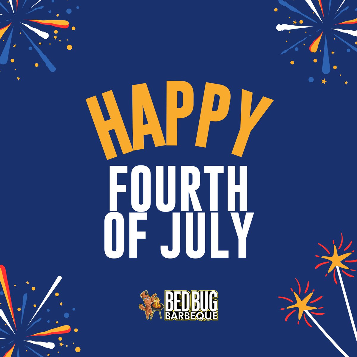 bedbugbbq's tweet photo. Happy Independence Day from the whole crew at Bed Bug BBQ! Have a blast and take care of yourselves out there.

#bedbugs #pestcontrol #bugs #pestcontrolservice #pest #insects #exterminator  #pestfree #pestmanagement #termitecontrol #bedbugspecialist #roaches #pests https://t.co/IcSPNTHFXg