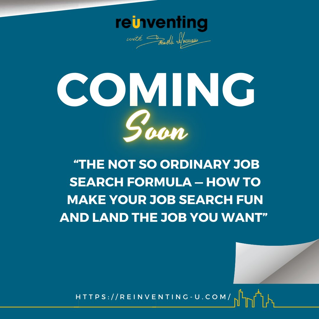 silverman_dani's tweet photo. I’m very excited to soon be launching my new course “The Not So Ordinary Job Search Formula — How to make your job search fun AND land the job you want”! Stay tuned for more details. #jobsearch #dreamjob #careercourse https://t.co/lDrinj7oPT