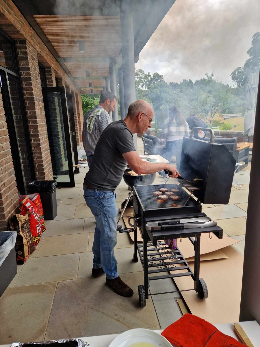 promegauk's tweet photo. Wishing all our colleagues and customers a Happy 4th of July 🎉
Here in the UK we enjoyed a BarBQ - come rain or shine its always a good time with fab colleagues and great food.
#IndependenceDay #4thofJuly #LifeAtPromega https://t.co/JjufL6EBc5