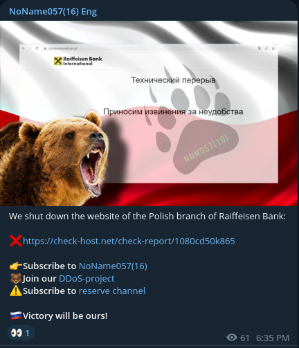 Raiffeisen Bankası siber saldırısı