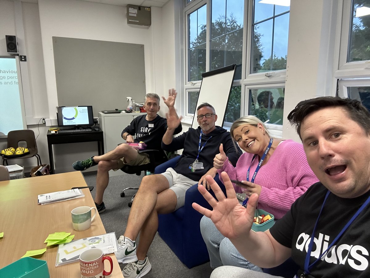 SSPS staff enjoying some TeamTeach training today!